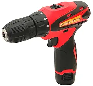 SWADESI KRAFTS Cordles 12 V Screw Driver Drilling Machine 10 mm | Screw Drill Machine C17