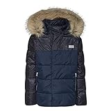 Die Jacke hat ein weiches Mikrofleece Futter. Weicher Kinnschutz und abnehmbare Kapuze. Handytasche innen. Windschutz unter dem Hauptreißverschluss. Abnehmbares Kunstfell and der Kapuze.