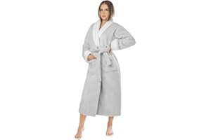 LEBENGOOD Robe de Chambre Femme Hiver, Peignoir Polaire, Sortie de Bain Chaude, OEKO-TEX®