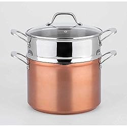 Couscoussier couleur cuivre vintage effet pierre