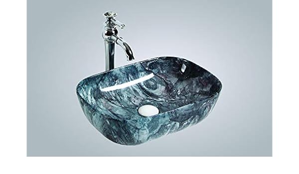 Zoyo Cera Bali Collection Ceramic Blue Designer Wash Basin