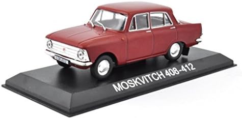 DieCast Metall Modellauto 1:43 Moskwitsch 408-412 Limousine rot