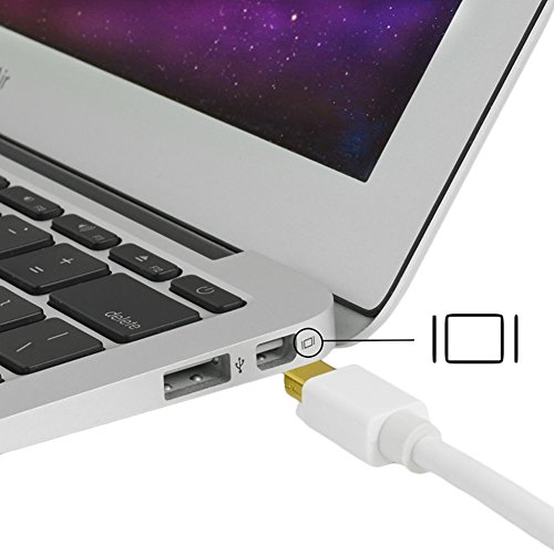 Mondpalast @ Mini DisplayPort MINI DP zu HDMI / DVI / VGA Adapter Konverter Kabel Kabel-Adapter für Apple MacBook Mac Book Air macbook Pro iMac Mac mini Microsoft Surface Pro 1 2 3 Lenovo Thinkpad X1 Carbon Touch Helix - 5