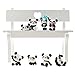 Produktbild Dawa 1 Set (8 Stück) niedliche Panda-Spielfiguren, Spielset, DIY Gartenpuppe, Kuchendekoration