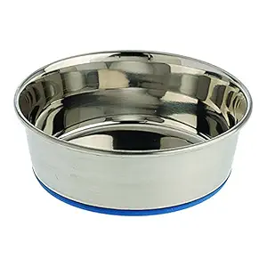 Pets Empire Premium Rubber-Bonded Stainless Steel Bowls 4000 ml