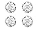 Auto Pearl - Premium Quality Car Wheel Cover For Eon - 12 Inches RS.1468.00