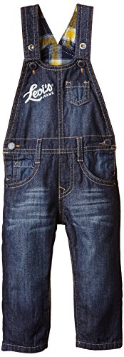 Levi's Kids Baby Boys BRODY Full Dungarees, Blue (indigo 46), 9-12 Months