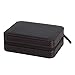 Produktbild Tragbare 4 Grids Leder Uhrenbox Reise Uhr Aufbewahrungskoffer Organizer Uhr Tasche Mit Reißverschluss Kohlefaser Uhr Zubehör