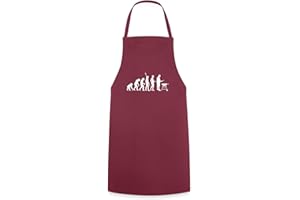 Spreadshirt Évolution Du Singe Au Chef De Barbecue BBQ Tablier