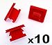 Produktbild 10x BMW 3er [E46], 7er [E65, E66], X3 [E83] Insrumentel Tafel Dekorleiste Aluminium Alu Holz Befestigung Halter Clip Klammer Dübel (51458266814) - Kostenloser Versand!