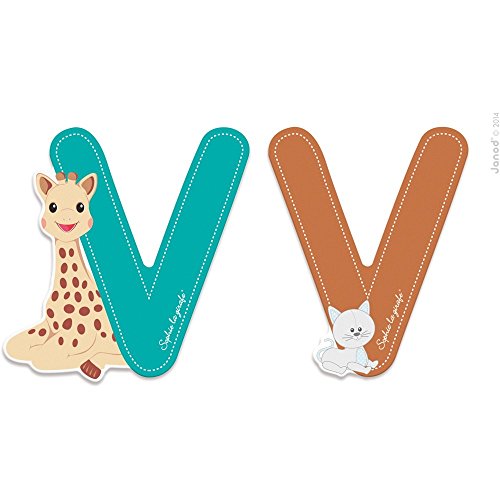 Preisvergleich Produktbild Janod J09566 Sophie la Girafe' Buchstabe V