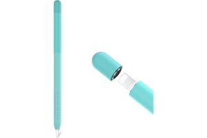 Delidigi Cover Apple Pencil 1 Generazione, Silicone Custodia Cover Accessori Holder Grip per Apple Pencil 1st Generazione (Menta Verde)