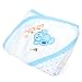 Baby Bucket Soft Cotton Hooded Towel/Wrapper (Blue) RS.450.00