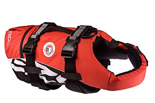 EzyDog Dog LifeJacket, Large, Red
