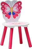 IB-Style – Kindersitzgruppe Truhenbank Spielgruppe PAPILLON | 6 Kombinationen | Set: 1 Tisch + 2 Stühle – Stuhl Truhenbank Kindermöbel Tisch Kindertisch Kinderstuhl Tafel Standtafel Kinderregal - 5