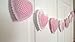 Nursery Decor Ideas Baby Pink & White Gingham Wall Decoration