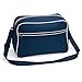 Produktbild Bagbase Retro Schultertasche Marineblau / Wei