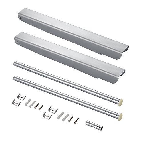 PUNICOK Kleiderhaken Klappbarer Kleiderhaken Wand-Garderobenhaken Garderobenhaken Wandhaken, Silber für Wohnzimmer, Bad, Schlafzimmer, Büro, Silber - 8