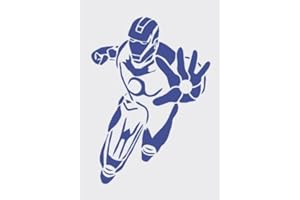 CFSUPPLIES Superhero Image Airbrush, Wall Art, Paint Stencil, Genuine Mylar Re-Useable 125 Micron