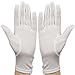 Membrane White Silk Moisturising Gloves Adult Eczema Hands Skincare One Size - Unisex