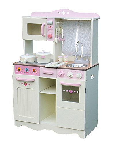 Preisvergleich Produktbild Kinderküche Spielküche "JULIA" aus holz Creme