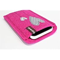 Handytasche -Handyhülle- Huawei P9 Plus -aus hochwertigem Wollfilz- Schutz vor Kratzern & Schmutz