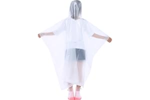 YIPUETERNITY Ponczo przeciwdeszczowe dla dzieci, wodoszczelny płaszcz przeciwdeszczowy dla chłopców i dziewczynek, ponczo wielokrotnego użytku, płaszcz przeciwdeszczowy z kapturem, peleryna