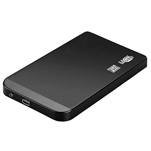Unita ‚Festplatte – TOOGOO(R)Ausserhalb Box Gehaeuse fuer 2,5 „SATA HDD Festplatte Hard Drive USB 3.0 Kompatibel mit Windows 2000 / Windows Me / Windows 98 / XP / Vista / 7/8, Mac OS 9.1 / 10.8. -Schwarz - 6