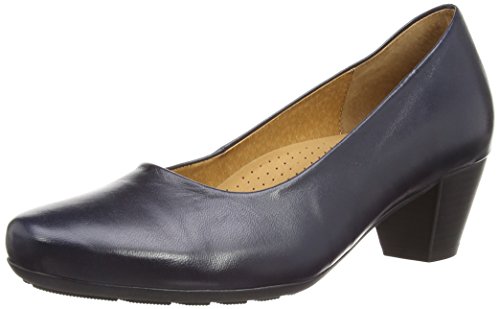 Gabor Brambling L, Women's Closed-Toe Pumps, Blue (Blue Leather), 4 UK (37 EU)