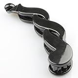 Hair Accessories Banana Clip Hair Clip Hair Comb Fish Clip Black Or Tort Fancy Banana Clip Slide[Black 2]
