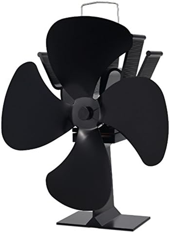 4-Blade Heat Powered Wood Stove Fan