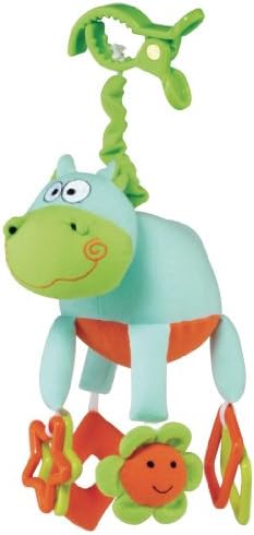 Bebeconfort - 34000079 Vibrating Hippo Clip-On Toy