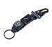 Produktbild ZENDY 6 in 1 Paracord Seil Schlüsselkarabiner mit Zündstein, Kompass, Flaschenöffner Überlebensausrüstung für den Außenbereich (Qualität 7-Strang) (Navy blau)