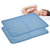 Sentik® Pack of 2 Magic Multi Functional Cool Gel Pad - Pillow Laptop Yoga Mat Pet Car Cushion