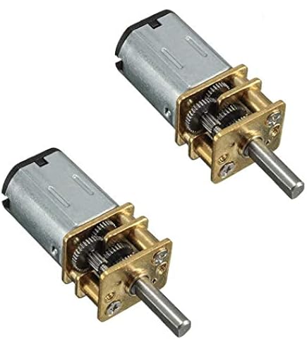 Moteur Réducteur GA12-N20 DC 3V 6V 12V Micro Moteur à Engrenages Métal - Multi Vitesses 30 à 1000 Tr/min