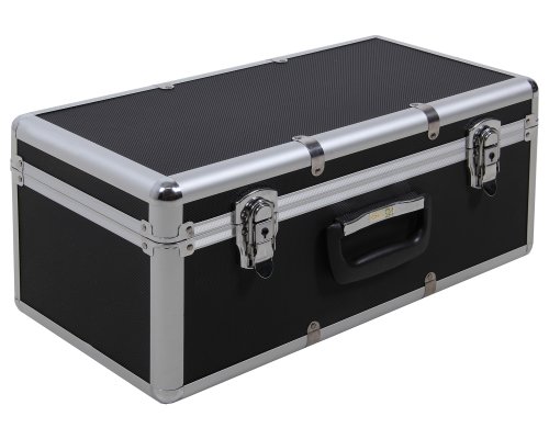Preisvergleich Produktbild Ondis24 Aufbewahrungskoffer Transportkoffer Alukoffer-Optik XS schwarz