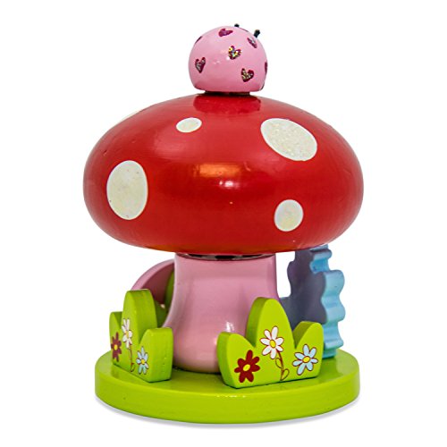 Holz Spieluhr Kinder – Pilz Musikspieluhr – Märchenhafter musikalischer Pilz – Lucy Locket - 4