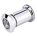 Produktbild Tür Türspione Spion für Einbau Viewer Guckloch mit Heavy Duty Privatsphäre Abdeckung wilden Winkel aus massivem Messing für Home Office Green Bronze(Bright Chrome )