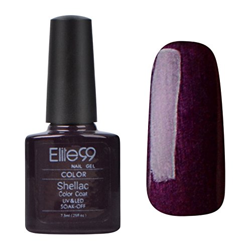 Elite99 UV Nagellack Gel Polish Farbgel Nagelgel Gellack Pure farben Geschenk NEU (1x7.3ML)