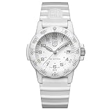Luminox Unisex Datum klassisch Quarz Uhr mit Silikon Armband XS.0307.WO