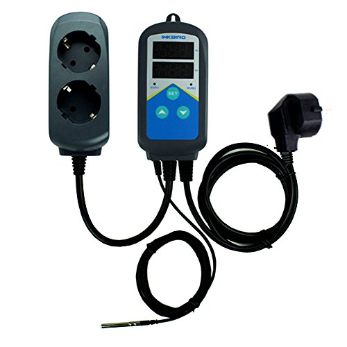 Inkbird 220V Universal Heizung (Keine Kühlung)Temperaturschalter Temperatur Regler für Fisch,Gewächshäuser Anzucht,Pflanzung,Heizstrahler,LED Licht Beleuchtung - 3