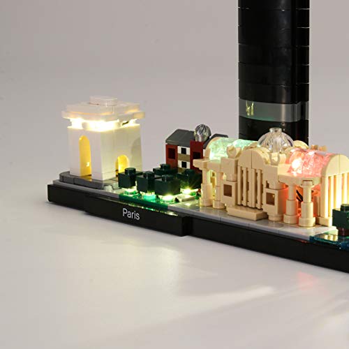 K9CK-Kit-Luci-per-Lego-Architecture-Parigi-21044-Kit-di-Illuminazione-a-LED-Compatibile-con-Modello-LegoSolo-Luce