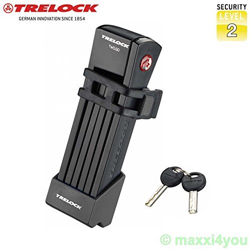 01200170 Trelock FS200 TWO.GO® mit Halter Faltschloss Schloss Level 2
