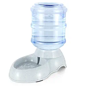 Chhogli Pet Feeder Food Dispenser Station - Replenish Pet Food for Dog Cat Animal Automatic Gravity Dry Food Storage Bottle Bowl Dish Stand Self-Dispensing Gravity Pet Food Bottle