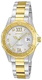 Invicta 12852 Pro Diver Damen Uhr Edelstahl Quarz silbernen Zifferblat