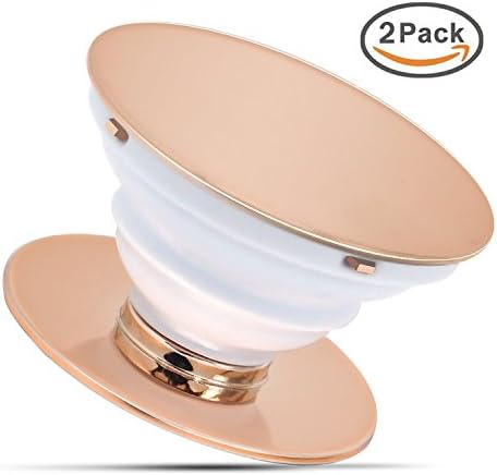 [ 2 Pack ] PopStand , Premium Electroplating Expanding Stand Pop Phone Grip Mount Holder Sockets for iPhone , Kindle , Fire HD 8 , ipad , Smartphones and Tablets by Sallya