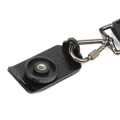 Kaavie - Courroie Sangle d Epaule Quick Release pour Appareil Photo Canon Nikon Pentax Sony Samsung  vis-   plaque unique  est constitu   d un mat  riau en aluminium avec deux oeillets de sangle sur les deux c  t  s pour la fixation d une dragonne et un tour de cou 