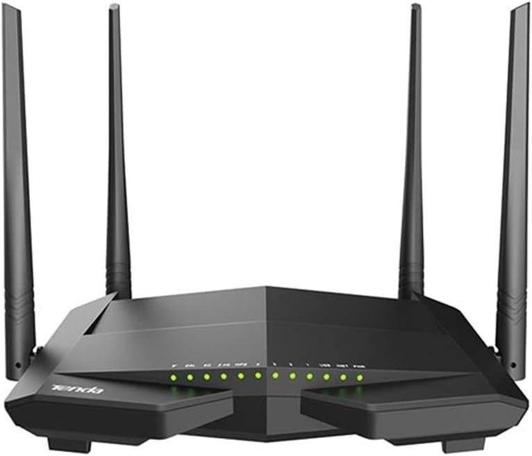 Tenda V15 Wi-Fi 6 VDSL/ADSL Modem Router, AX1500 Çift Bant, 4 Harici Anten, Gigabit Ethernet, Mesh Teknolojisi, 2.4GHz/5GHz, MU-MIMO ve Beamforming