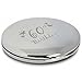 Silver Finish Engraved 60th Birthday Round Compact Mirror with Butterflies Great Idea for Birthday Gift Friends Presents Gifts