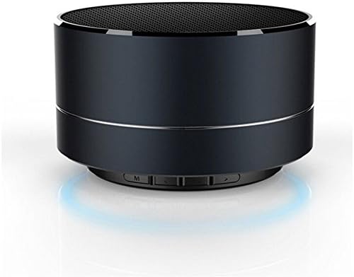 Sansnail A10 Fashion Modern Aluminum Alloy Cylinder Wireless Bluetooth Speaker Calls Handsfree TF Music Bass Subwoofer Stereo Speaker (Black)